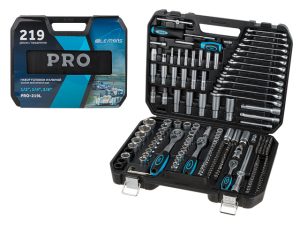 Набор головок и ключей 219пр. 1/4″,3/8″,1/2″ PRO STARTUL LE MANS (PRO-219L)