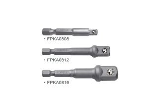 Набор переходников 1/4″ под шуруповерт 3ед. (1/4″, 3/8″, 1/2″) TOPTUL