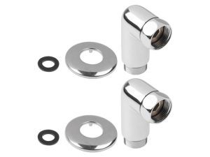 Американка угловая 1/2″ вн. х 1/2″ нар. ХРОМ, AV Engineering (2 шт. в уп.)
