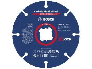 Круг отрезной 125х2.5×22.2 мм дерево, пластик, гипсокартон X-LOCK Carbide BOSCH