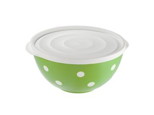 Салатник двухцветный с крышкой «Marusya» 1,4 л , луговой, BEROSSI