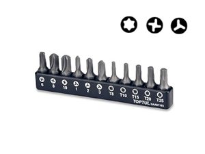 Набор бит 1/4″ 11шт. TOPTUL