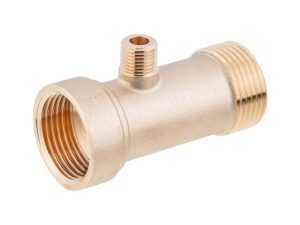 Тройник 1″ нар. х 1/4″ нар. х 1″ вн., AV Engineering (инд. упак.)