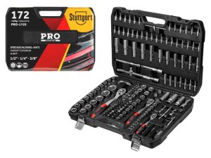 Набор головок и бит 172пр. 1/4″,3/8″,1/2″ PRO STARTUL STUTTGART (PRO-172S)