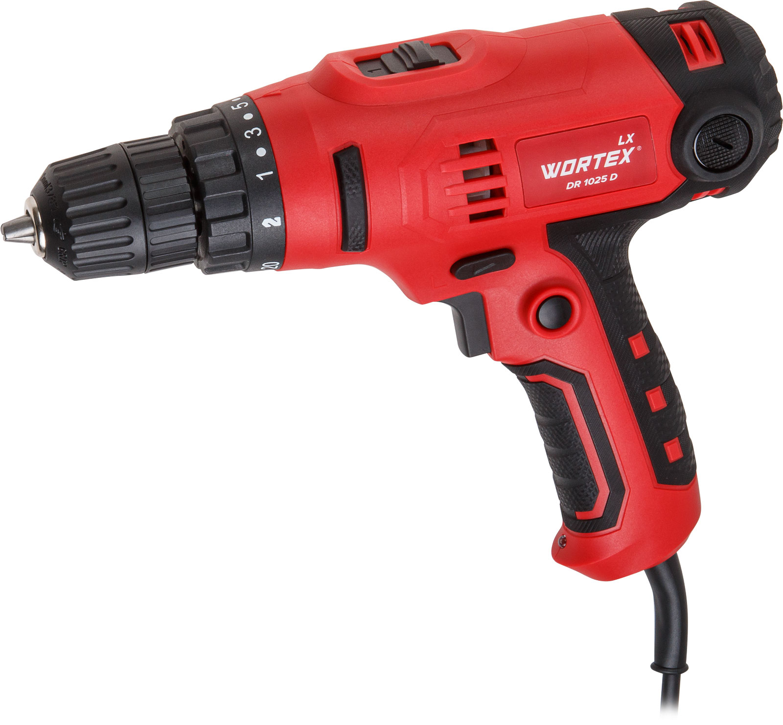 Дрель-шуруповерт WORTEX LX DR 1025 D в кор. 400 Вт, 30 Нм, 2 скор.