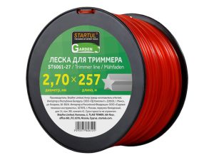 Леска ф 2.7 мм х 257 м «звездочка» STARTUL GARDEN