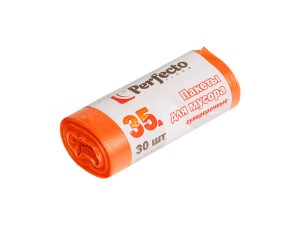 Пакеты для мусора суперпрочные, 35 л, 30 шт., PERFECTO LINEA
