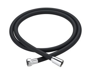 Шланг душевой, PVC, 1/2″ г-г 150 см, черн., ECONOCE