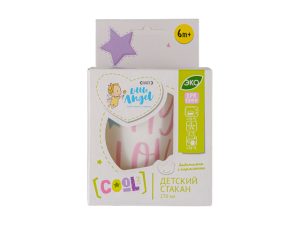 Стакан детский Lettering, 270 мл, LITTLE ANGEL