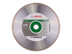 Алмазный круг 300х25.4/30 мм по керамике сплошн. BEST FOR CERAMIC BOSCH