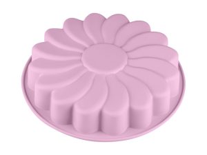Форма для выпечки, силиконовая, ромашка, 23.5 х 5 см, лиловая, PERFECTO LINEA