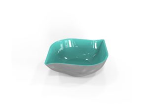Салатник двухцветный Taila (Тайла) 1,5 л, бирюза, BEROSSI