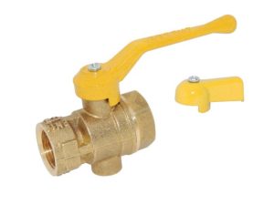 Кран шаровый 1/2″ под манометр, (ГАЗ) PN1,6 МПа, 11Б27п10, Цветлит