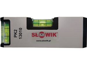 Уровень 140 мм 2 глаз. карманный, серебро PK2 SLOWIK (быт.)