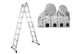 Лестница алюм. многофункц. 4х5 ступ. (стрем.-280см, лестн.-570см) 14,6кг STARTUL (ST9732-05)