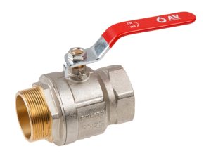 Кран шаровый 2″ нар.-вн. ручка PN25, AV Engineering