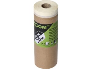 Бумага защитная с малярной лентой 30смх20м ZOOM