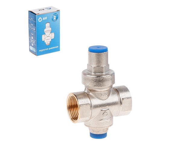 Редуктор давления 3/4″ вн.-вн. 1,5-5,5 Бар, AV Engineering (инд. упак.)