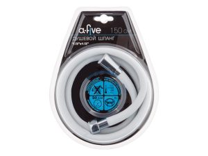 Шланг душевой, Si, 1/2″ г-г 150 см, бел., a-five