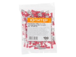 Разъем РпИм 1,5-7-0,8 плоский (мама) (0,5 — 1,5 мм2) (100 шт) Юпитер