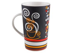 Кружка керамическая, 450 мл, кофе арома, PERFECTO LINEA