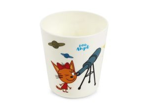 Стакан детский Три кота «Космическое путешествие», 270 мл, LITTLE ANGEL