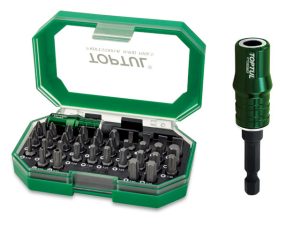 Набор бит 1/4″  35шт. с магнитным держателем TOPTUL (GACW3502)
