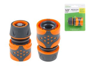Муфта быстросъемная 1/2″(5/8″) с автостоп. STARTUL GARDEN (ST6016-2-1/2)