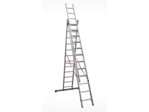 Лестница алюм. 3-х секц. 309/796/328 см 3х12 ступ. 20,2кг  NV3230 Новая Высота