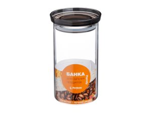 Банка для сыпучих продуктов стеклянная 570 мл, серия Handy, PERFECTO LINEA