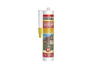 Герметик силиконовый нейтральный «Soudal» СТРОИТЕЛЬСТВО РЕМОНТ прозрачный 280 мл