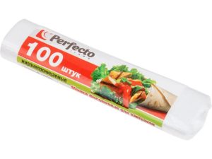 Мешки фасовочные для пищевых продуктов, 100 шт., «для завтраков», PERFECTO LINEA