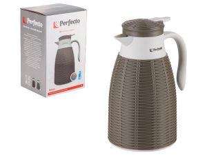 Кофейник (кофе пот) вакуумный, 1 л, Rattan (Ротанг), коричневый, PERFECTO LINEA