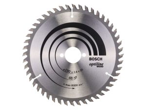 Диск пильный 190х30 мм 48 зуб. по дереву OPTILINE WOOD BOSCH