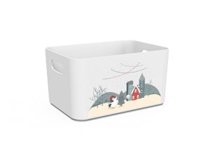 Корзина Christmas, снежно-белый, BEROSSI