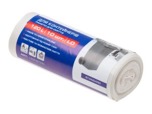 Пакеты для мусора Standard, 120 л, 10 шт., белые, PROservice