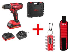 Аккум. дрель-шуруповерт WORTEX BD 1820-1 DLi в чем. ALL1 + АКЦИЯ!