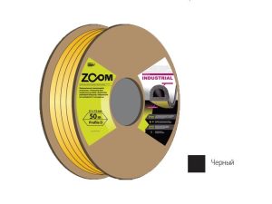 Уплотнитель гаражный «D» 21ммх17мм черный 50м ZOOM INDUSTIAL