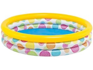 Надувной детский бассейн Rainbow Ombre, 168х38 см, INTEX