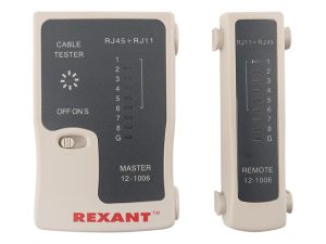 Тестер Кабеля RJ-45+RJ-11 REXANT — 468