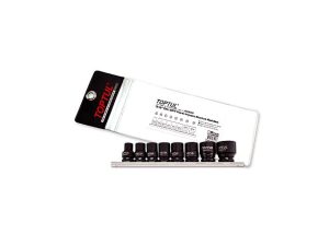 Набор головок ударн. 3/8″ 8-19 мм 8 пр. на подвесе TOPTUL