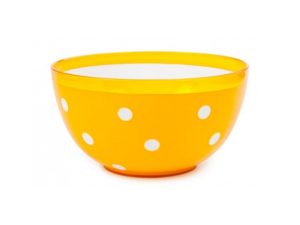Салатник двухцветный Marusya (Маруся) 2 л, оранжевый, BEROSSI