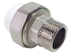 Американка ПП (усил.) нар. 20х1/2″, бел. РТП