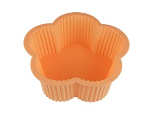 Форма для выпечки, силиконовая, цветок, 21 х 16.5 х 8 см, персиковая, PERFECTO LINEA