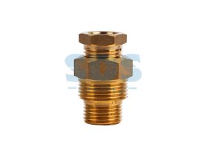 Сальник с двойной резьбой 1/2 и 3/4 для ввода кабеля в трубу Proconnect