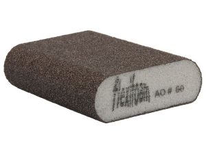 Губка абразивная 98х69х26мм Р60 Round Block Flexifoam