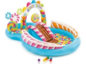 Надувной игровой центр Территория сладостей, 295х191х130 см, INTEX