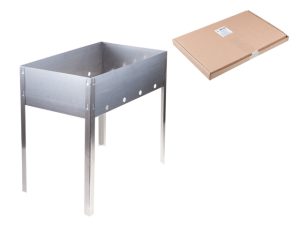 Мангал сборный «Эконом» в г/коробке (400х250х400х0,4толщ), PERFECTO LINEA
