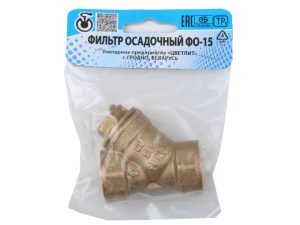 Фильтр косой 1/2″ вн.-вн., Цветлит (инд. упак.)