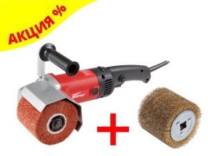Щеточная шлифмашина WORTEX WS 1014 S в кор.+АКЦИЯ щетка стальная